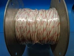 500FT M16878/3BKE92 14 Awg 19 Cond. 3000V 105 White W/ Red Stripe Military Wire. Fixed Price $99.99.