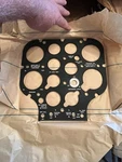 Very Rare Nos Fairchild Hiller Helicopter Aircraft Instrument Panel. Fixed Price $103.99.