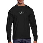Cessna Airplane Aviation Men's Long Sleeve T-shirt. Fixed Price $27.99.