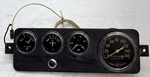 Vtg Stewart Warner 4 Gauge Panel (0-60 Speedometer)temperature Oil Pressure Amp. Fixed Price $245.00.