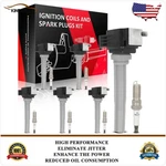 Ignition Coils & Iridium Spark Plugs Kit For Lincoln Continental 2017-2020 3.0L. Fixed Price $120.99.