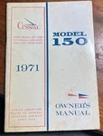 1971 Cessna 150 Owners Manual Information Pilots Operating Handbook. Fixed Price $43.99.