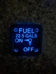 Glow In The Dark Cessna 150/152 Fuel Selector Placard 22.5 Gallons MC0410218-10. Fixed Price $29.99.