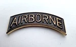 Airborne Tab Gold/ Black (1-1/8") Us Army Military Hat Pin P14895. Fixed Price $5.94.