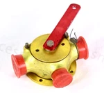Argus Aircraft Fuel Tank Selector Ball Valve 81.11-10-140 Oem Anodized Part. Fixed Price $54.08.
