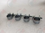 Hose Clamps 7/16-1/2" (11.1MM 13MM) 52F13 (pack Of 4) Fits 1/4" Id.. Fixed Price $12.14.