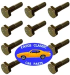#10-32 X 21/32" Airframe Bolt Undrilled Shank 1/4" Grip Ford AN3-5A 10PCS #737. Fixed Price $10.49.