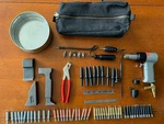 Aviation Rivet Set Kit With 2X Gun - New. Fixed Price $400.00.