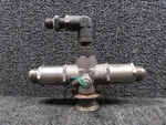 5514120-2 Cessna 501 Pneumatic Bleed Air Tee Fitting With Check Valves. Fixed Price $1792.00.