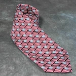 Usa Flag Silk Tie Museum Artifacts Americana Red White Blue Nwt. Fixed Price $18.98.