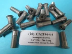 1/4 -28 Aerospace Stainless-steel Internal-hex Drive Screws Boeing Aircraft (20). Fixed Price $25.00.