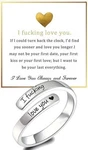 Cking Love You For Women, Hope Rings Adjustable Stainless Steel Silver. Fixed Price $14.00.