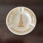 Vintage Newport Resort Motel Miami Beach Florida Ash Tray Lighthouse. Fixed Price $14.99.