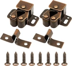 2 Pack Cabinet Double Roller Catch, Heavy Duty Door Latches And Catches,. Fixed Price $8.74.