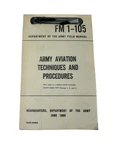 Vintage Army Aviation Techniques And Procedures Field Manual Fm 1-105 1969. Fixed Price $14.00.