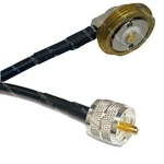 RG58 Nmo 3/4 Inch Antenna Mount To PL259 Uhf Male Coax Rf Cable Us Lot. Fixed Price $43.74.