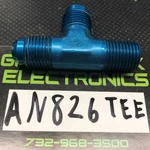 AN826 Tee - Aeronautical Standard Tube With Pipe Thread Run, 1/8 O.d.. Fixed Price $5.72.