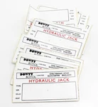 16X Sticker Dowty Rotol Hydraulic Jack Identification Vintage Aircraft Part. Fixed Price $17.47.