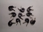 Aircraft Hose Clamps MS21919WDG5 By Exacto Set Of 10 Each New. Fixed Price $7.50.