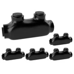 5PACK Port Insulated Wire Connectors Black Splice 2/0-6AWG Listed. Fixed Price $39.99.