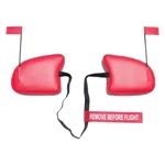 Piper PA-28-151 Cherokee Warrior Cowl Plugs W/ Rbf Streamer (color: Red). Fixed Price $169.95.