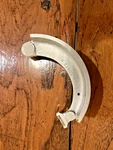 +20, Without Lining, Left, Cleveland, Style Mechanical Brake Shoe, Replica Part. Fixed Price $108.00.