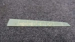 Beechcraft Bonanza Rh Instrument Panel Placard "wing" 35-324275. Fixed Price $50.00.