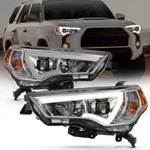Anzo Fits 14-18 Toyota Runner Plank Style Projector Headlights Chrome W/ Amber. Fixed Price $475.85.