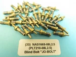 PLT210-08L2.5 Jo-bolt Visu-lok S.s.flush Blind NAS1669-08L2.5 Aircraft (33). Fixed Price $25.00.