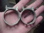 Nos Ideal S-51 Wwii Adjustable Military Hose Clamps Lot 1-1/2 To 1-1/4". Fixed Price $10.00.