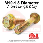 M10-1.5 Class 10.9 Hex Flange Screws Frame Bolts Zinc Yellow (pick Length &qty). Fixed Price $1192.79.