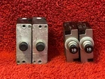 2 Klixon Amp Circuit Breakers P/n 3MC3-4-050 And Cb AN3161-P10. Fixed Price $38.24.