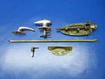 Bell 47J-2 Helicopter Cabin Door Latch Rh P/n 47-385-169-20 (1224-1213). Fixed Price $198.75.