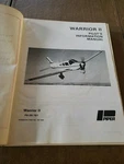 Piper Warrior Ll Pilots Information Manual. Fixed Price $5.99.