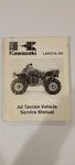 1995 Kawasaki Lakota 300 Service MANAUAL99924-1187-01. Fixed Price $30.00.