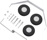 Set Aluminum Main Landing Gear Wheel Kit Rc Airplane Cessna 182 Parts 40 Si.... Fixed Price $22.50.