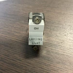Piper Cherokee PA28-140 Landing Light Switch Grey P/n 99377-03. Fixed Price $30.00.