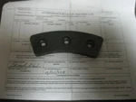 Aircraft Brake Lining APS66-10600 New Old Stock. Fixed Price $10.00.