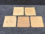 71646 Lycoming Lock Plate (set Of 5) (new Old Stock). Fixed Price $56.00.