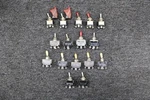 MS35058, MS35059 Kulka, Jbt Toggle Switch Set Of 16. Fixed Price $252.00.