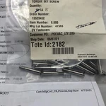 (15) 3V Fasteners Aerospace Bolts NAS1580C3T13 10-32, 3/16 Long. Fixed Price $44.77.