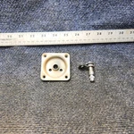 0413195-3, 0511227-7 Cessna 172E Cabin Door Handle Plate Assembly With Shaft. Fixed Price $367.00.