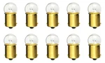 Box Of 10 Bulbs #1251 28 V, 6.44 W, BA15S Base, G-6, Truck, Aircraft. Fixed Price $6.90.