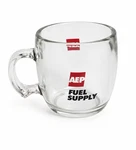 Aep Fuel Supply Glass Mug American Electric Power Coffee Cup Utility Company Pro. Fixed Price $11.99.