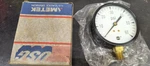 Usg 168537 3-1/2" White Face 1/4" Npt Pressure Gauge 60 Psi. Fixed Price $15.50.