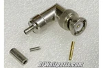 31-316 Nos Aircraft Coaxial Cable Right Angle Bnc Crimp Connector Plug. Fixed Price $14.99.