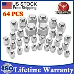 64PCS Orfs Cap & Plug Kit Hydraulic Hose Tube And Pipe O-ring Face Seal. Fixed Price $55.74.