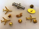 5 Mcdonnell Douglas Aerospace Jet Airplane Pins Uhb MD-80 DC-10 & Tie Clip. Fixed Price $34.95.