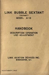 41 Page 1942 Link Aviation Bubble Sextant (octant) Model A-12 Handbook Cd. Fixed Price $12.99.