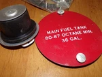 Moeller Aircraft Main Fuel Tank Cap Piper 17374-000. Fixed Price $75.00.